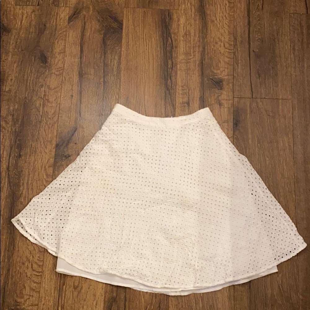 White Eyelet skirt